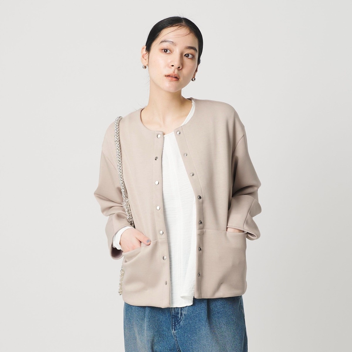 【新品】BEAUTY＆YOUTH コットンメランジクルーネックカーディガン 楽天市場】【SALE／50%OFF】BY コットンメランジクルーネック