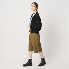 【WEB限定 Wardrobe DAILY MINIMAL】レース ジップカーディガン ウォッシャブ