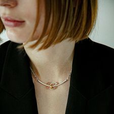 ＜LAPUIS＞Connect Coil チョーカー