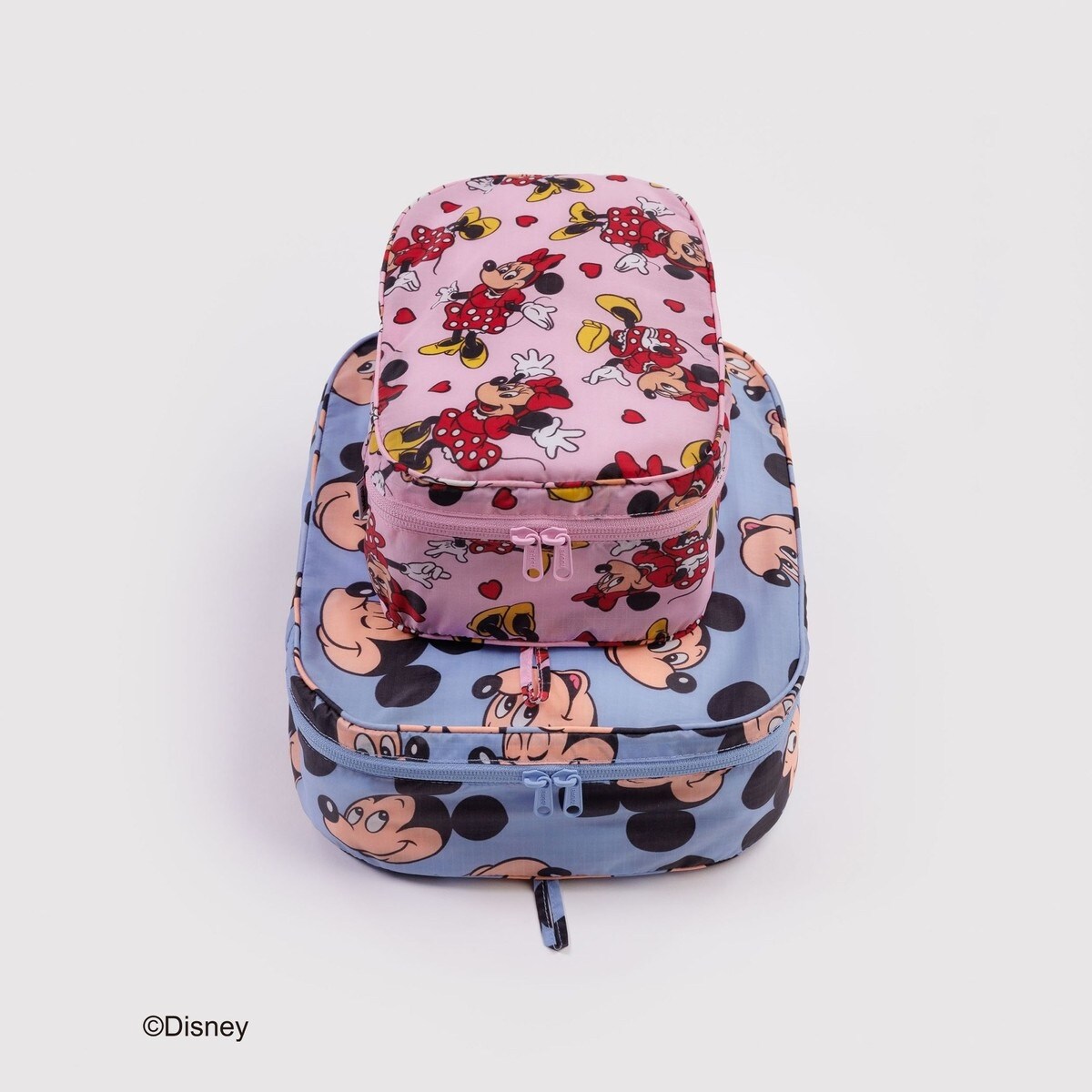 【正規品】BAGGU × Disney パッキングキューブ 2点セット ミキミニ BAGGU＞Mickey＆Minnie パッキング キューブ/2P | ビューティー