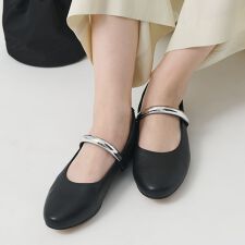 【別注】＜MOHI...＞メタルバーベルト フラットシューズ