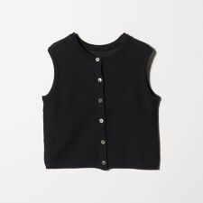 コットンポリエステル ジャガード 2WAYニットベスト  ウォッシャブル