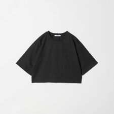 コットンポリエステル クロップド Tシャツ