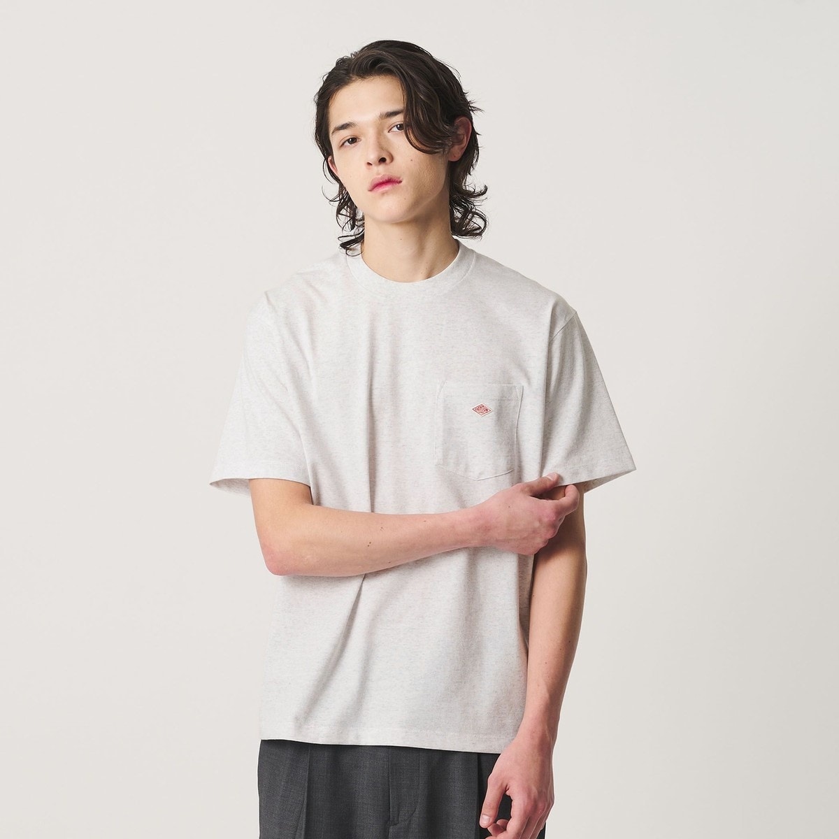 [�}���C]��DANTON���|�P�b�g T�V���c/�r���[�e�B�[�����[�X ���i�C�e�b�h�A���[�Y�iBEAUTY&YOUTH�j LT.GRAY
