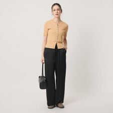 アセテートサテン ワイド イージーパンツ ウォッシャブル