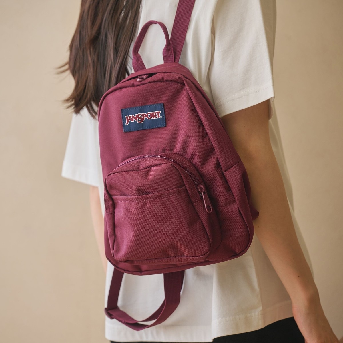 別注】＜JANSPORT＞HALF PINT ワインレッド ミニリュック