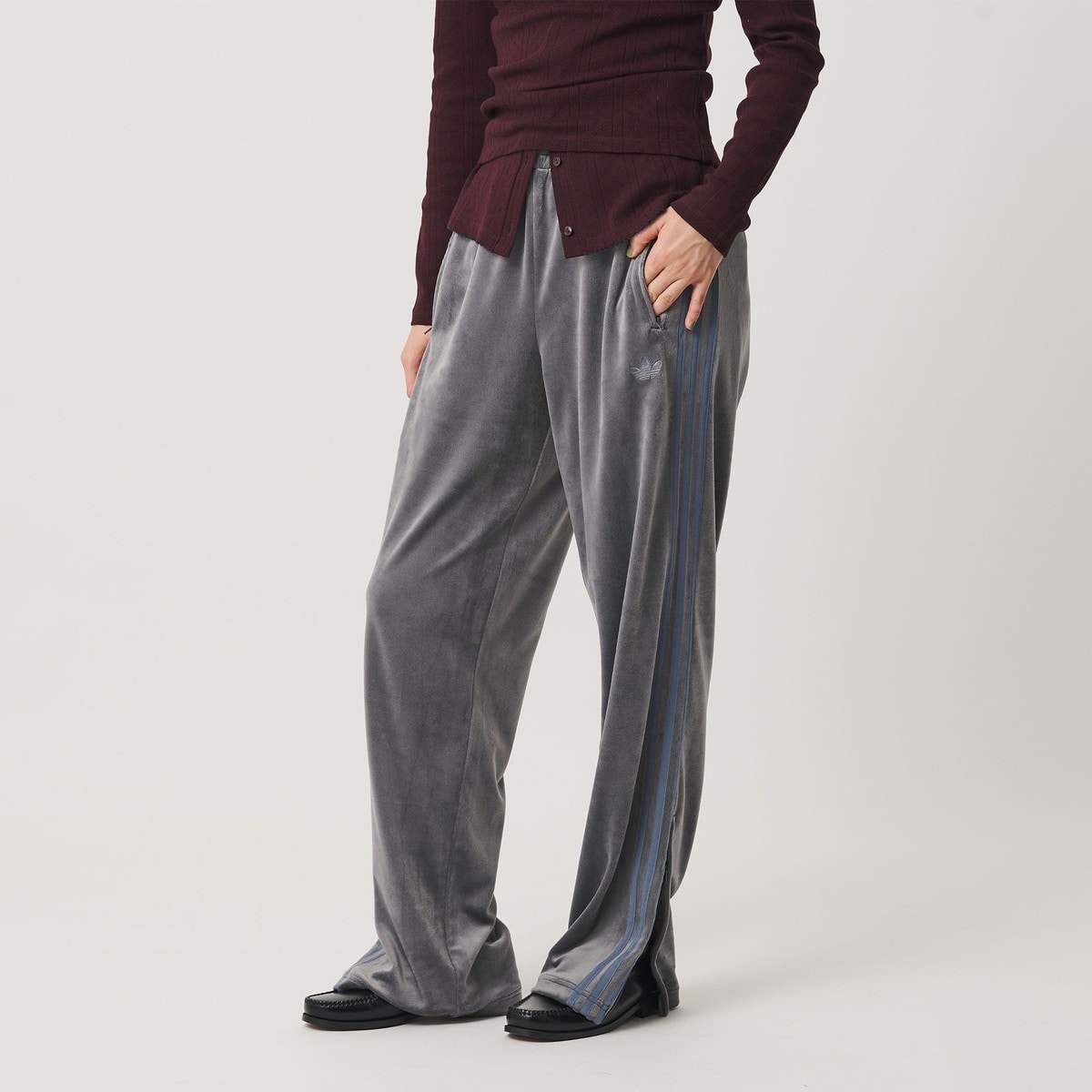 別注】＜adidas Originals＞ファイヤーバード ベロアトラックパンツ