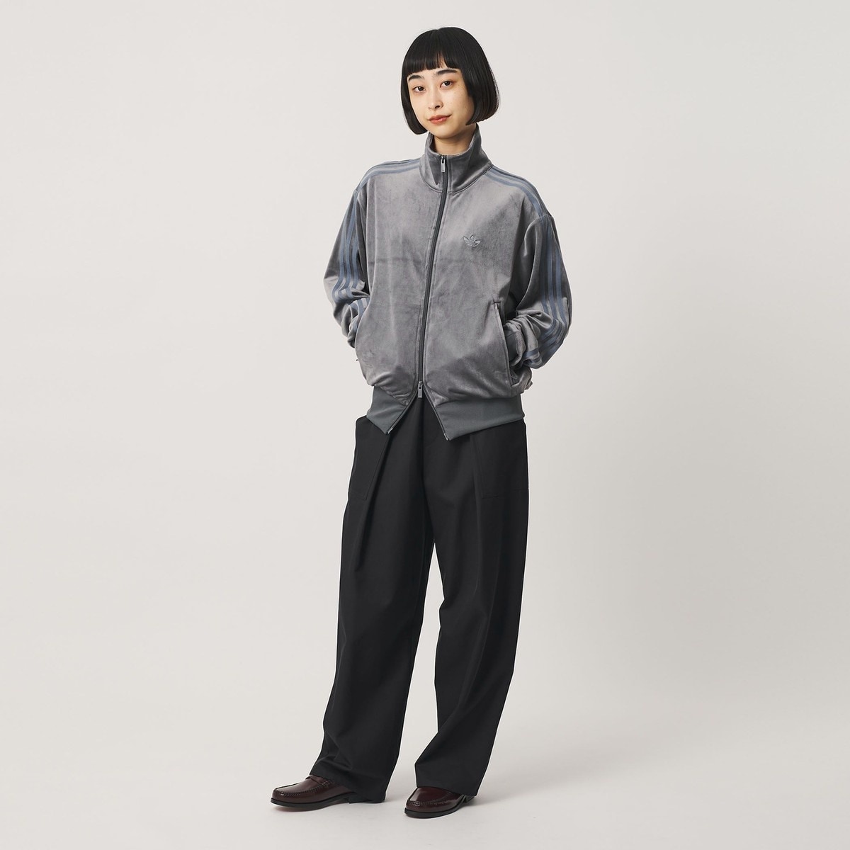 別注】＜adidas Originals＞ファイヤーバード ベロアトラックトップ