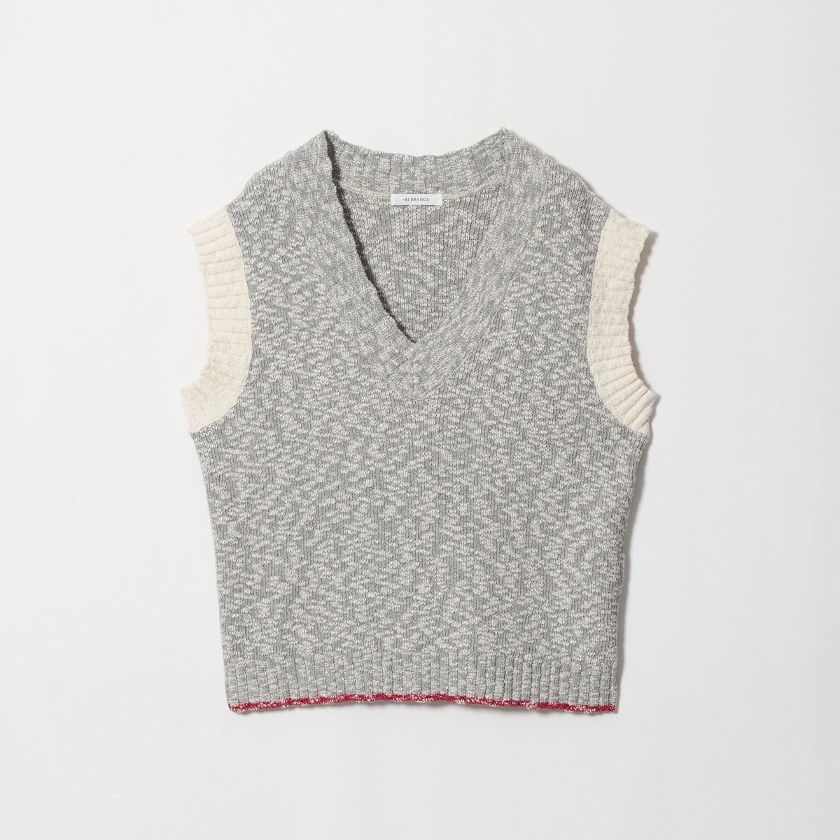 別注】＜＋81BRANCA＞Vネック ニット ベスト | ビューティー＆ユース