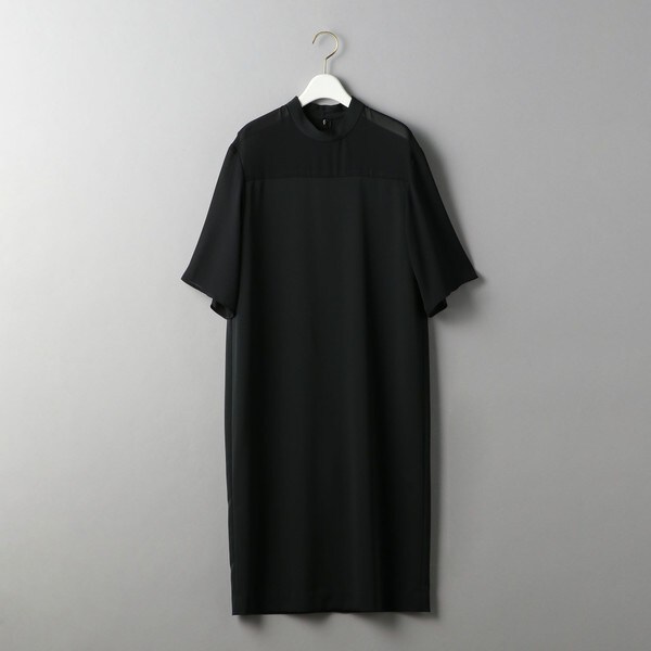 ＢＹ ＤＲＥＳＳ ツイル×ジョーゼットスタンドカラードレス о ビューティ＆ユース ユナイテッドアローズ(BEAUTYYOUTH)  16262153696 ファッション通販 マルイウェブチャネル