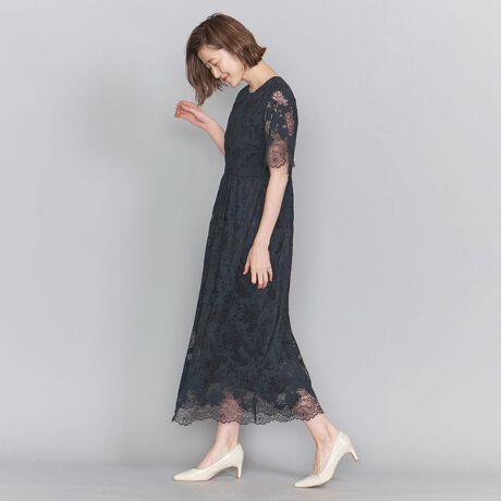 ｂｙ ｄｒｅｓｓ フラワーレースロングドレス O ビューティ ユース ユナイテッドアローズ Beauty Youth ファッション通販 マルイウェブチャネル