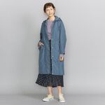 BY ナイロンシャインタフタフードブルゾンコート о | ビューティー  