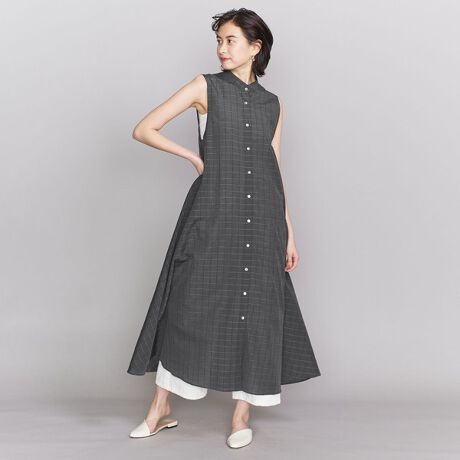 by シアーチェックスタンドカラーノースリーブワンピースo ビューティ ユース ユナイテッドアローズ Beauty Youth ファッション通販 マルイウェブチャネル by シアーチェックスタンドカラーノースリーブワンピースo ビューティ ユース ユナイテッドアローズ Beauty Youth ファッション通販 マルイウェブチャネル