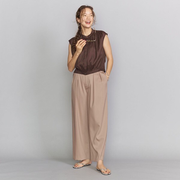 週末値下げ⭐︎ユナイテッドアローズ ティアードギャザー ノースリーブ ブラウス UNITED ARROWS（ユナイテッドアローズ）の「ティアード ギャザー