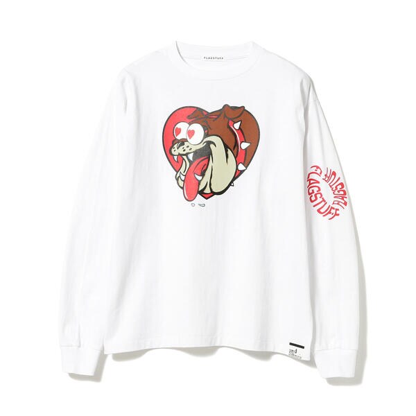 GRAMICCI×F-LAGSTUF-F/別注ロングスリーブTシャツ Gramicci（グラミチ）の「F-LAGSTUF-F×GRAMICCI/フラッグ