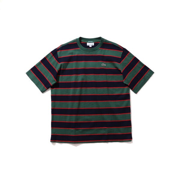 LACOSTE × BEAMS / 別注 Border T-shirt | マルイウェブチャネル