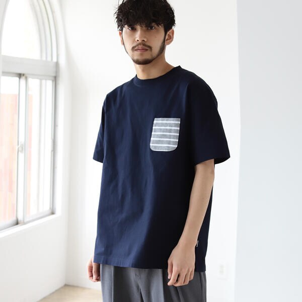 ＢＥＡＭＳ ／ ボーダーポケットＴシャツ | 11041115683 | マルイ