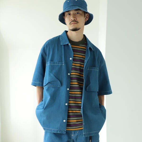 ＷＩＬＤ ＴＨＩＮＧＳ × ＢＥＡＭＳ ／ 別注 Ｓｈｅｌｔｅｃｈ Ｄｅｎｉｍ Ｓｈｉｒｔ | マルイウェブチャネル