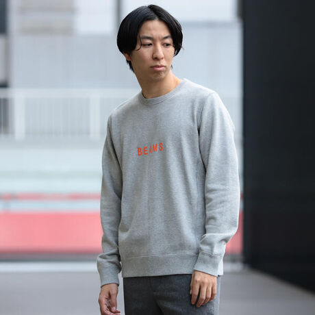 BEAMS / ロゴ スウェット クルーネック | マルイウェブチャネル