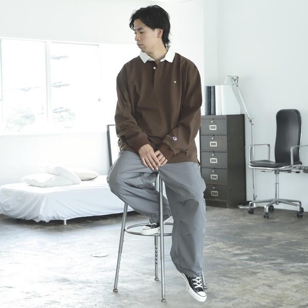 Champion×BEAMS 別注 ラガーシャツ Champion × BEAMS ／ 別注 ラガーシャツ | マルイ