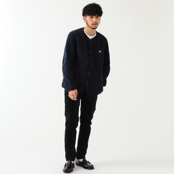 DANTON × BEAMS ／ 別注 フリース カーディガン