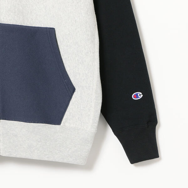 Ｃｈａｍｐｉｏｎ × ＢＥＡＭＳ ／ 別注 パネル ジップ パーカ