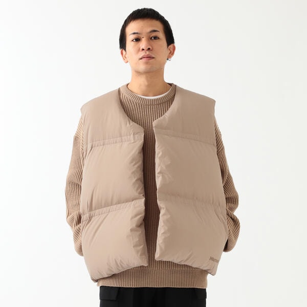 marmot × beams マグネットダウンベスト-