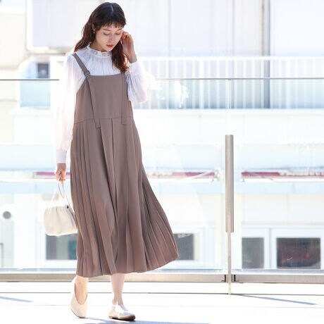 ｒａｙ ｂｅａｍｓ プリーツ キリカエ サロペット ワンピース レイビームス Ray Beams ファッション通販 マルイウェブチャネル Ca000 908 32 01