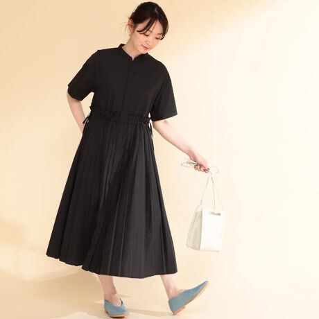ｒａｙ ｂｅａｍｓ バンドカラー プリーツ ワンピース ファッション通販 マルイウェブチャネル Cb002 095 63 01