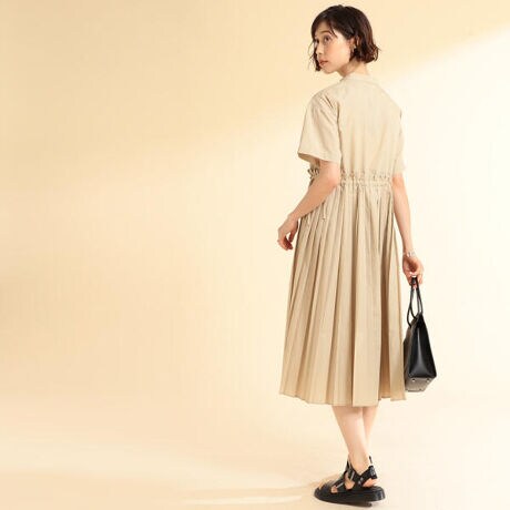 ｒａｙ ｂｅａｍｓ バンドカラー プリーツ ワンピース ファッション通販 マルイウェブチャネル Cb002 095 63 01