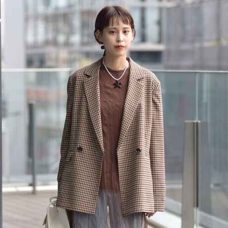 Ray BEAMS ／ チェック 2ボタン ダブルジャケット | マルイ  