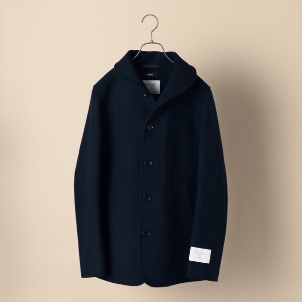 SHIPS： スーパー140'S 100％WOOL メルトン ショール