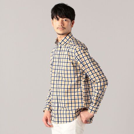 SHIPS： japan quality ドビー ギンガムチェック 