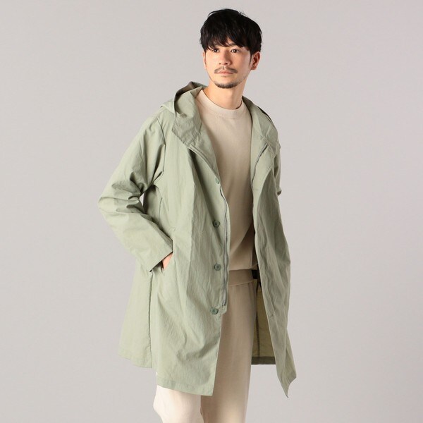 SHIPS モッズコート　ナイロン パッカブル フード コート SHIPS：【撥水／UVカット】ナイロン パッカブル フード コート