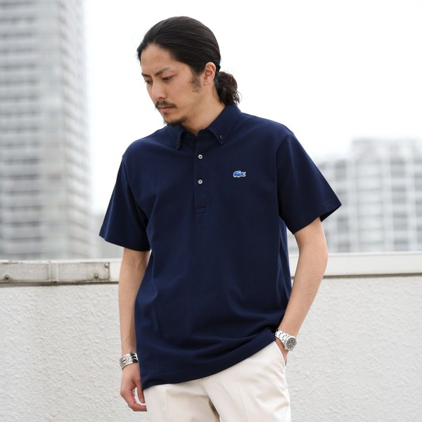 ＷＥＢ限定／ＳＨＩＰＳ別注】ＬＡＣＯＳＴＥ： ピケ ボタンダウン