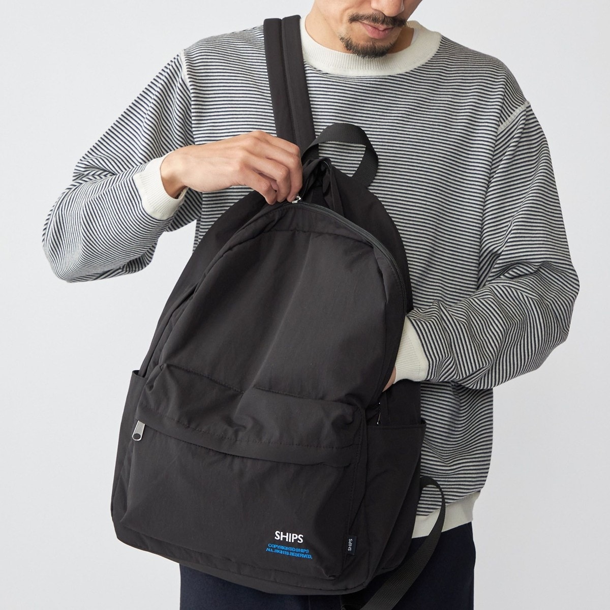 SHIPS リュック　ビジネス　濃いネイビー SHIPS リュック ビジネス 濃いネイビー WEB限定】SHIPS