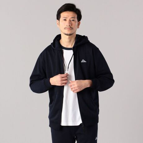 SHIPS別注】KELTY： ネイビーロゴ スウェット ジップ パーカ 