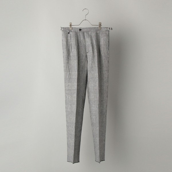 BERNARD ZINS：BAC J ツープリーツ グレンチェック