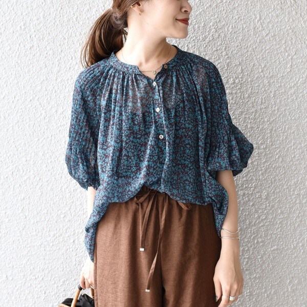 おまとめ2点【美品】SHIPS ドットブブラウス ピンタック ブラウス ピンタックプリントブラウス | シップス(SHIPS) | マルイウェブチャネル