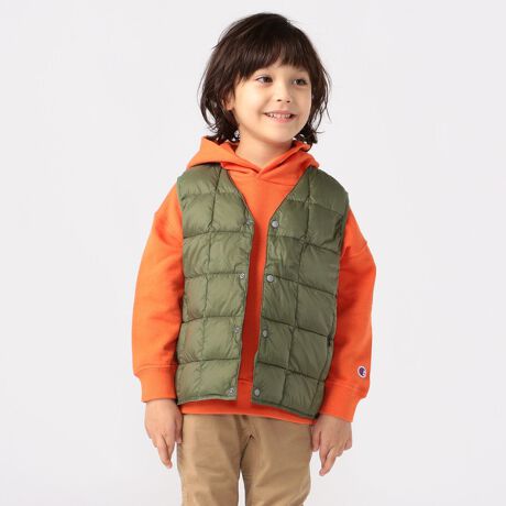 WEB限定】TAION：キッズ ダウン ベスト（100～140cm  