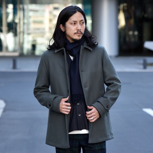 SHIPS： スーパー160'S メリノウール メルトン シングル