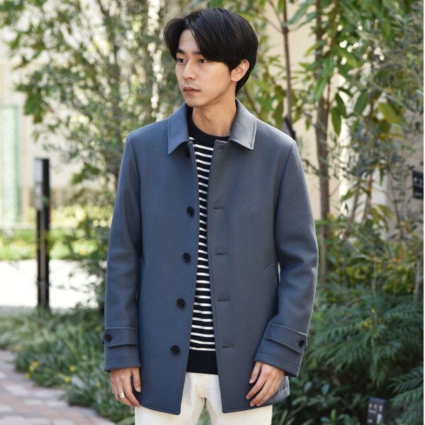 SHIPS： スーパー160'S メリノウール メルトン シングル