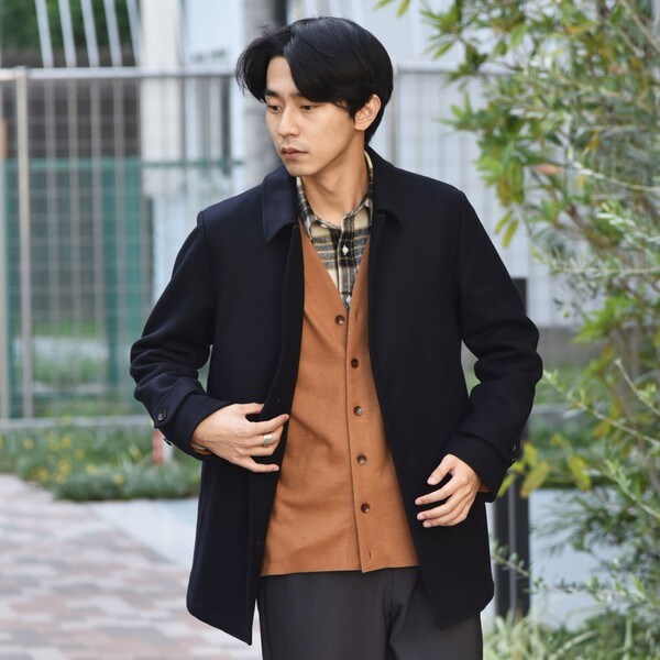 SHIPS： スーパー160'S メリノウール メルトン シングル