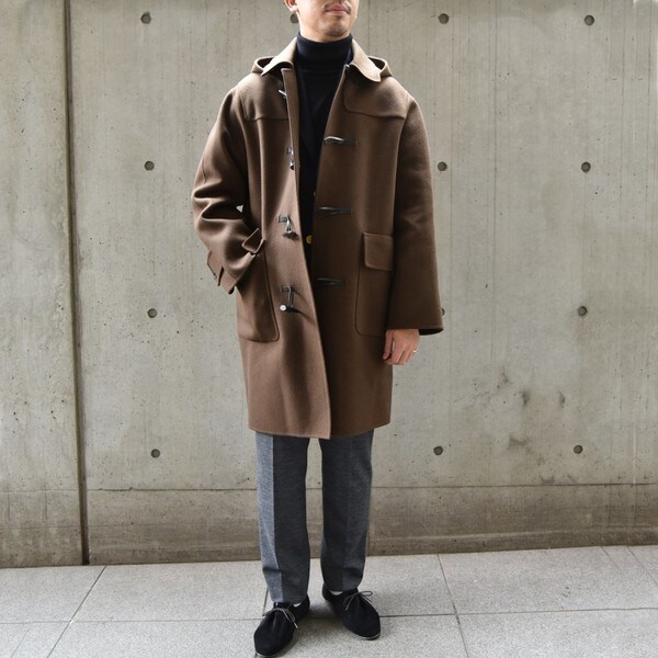 SHIPS： ダブルフェイスメルトン ダッフルコート | シップス