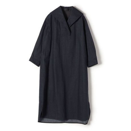 156y*美品 シップス別注 Nell デニムセーラーワンピース 