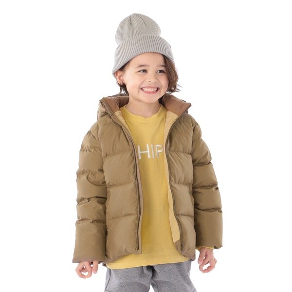 MIKI HOUSE 黒 撥水機能 フード付きジャケット 未使用 L