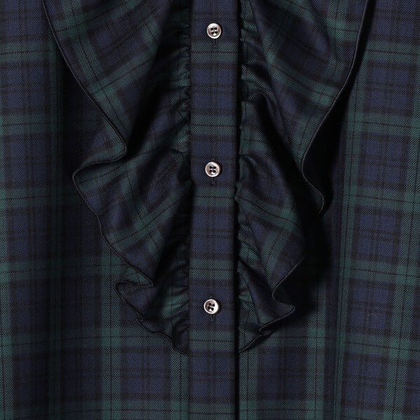 SHIPS Primary Navy Label:〈手洗い可能〉ピンドット 無地 ブラウス｜ SHIPS 公式サイト