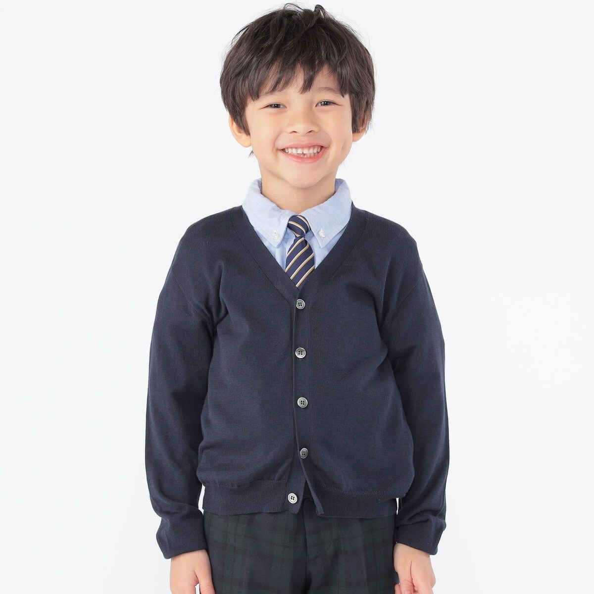 SHIPS KIDS:100～130cm / 14GG Vネック カーディガン | シップス