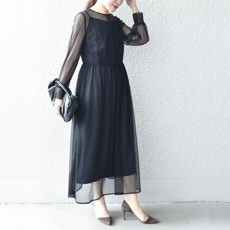 ｋａｅｎｅ 幾何学チュールワンピース シップス Ships ファッション通販 マルイウェブチャネル