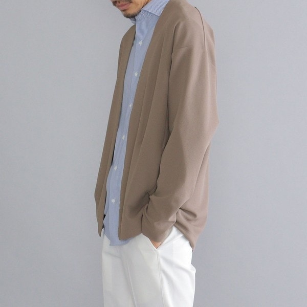 44 割引m魅力の Blanck ブランク ノーカラー カーディガン シャツ トップスm Urbanfarminginstitute Org